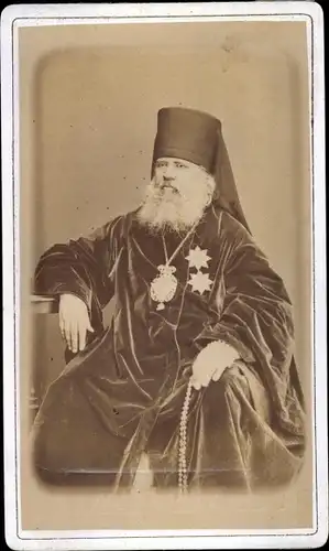 CdV Russischer Klerus, Orthodoxer Priester, Pope, Portrait