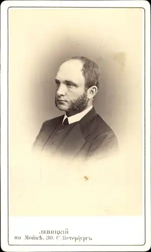 CdV Russischer Adel, Adeliger, Portrait, Anzug, Krawatte