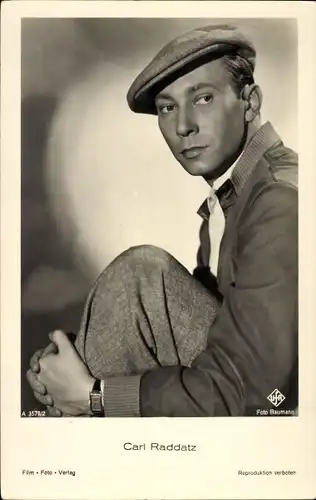 Ak Schauspieler Carl Raddatz, Portrait, UFA Film