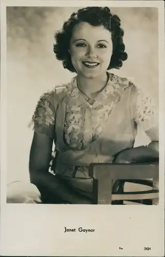 Ak Schauspielerin Janet Gaynor, Portrait