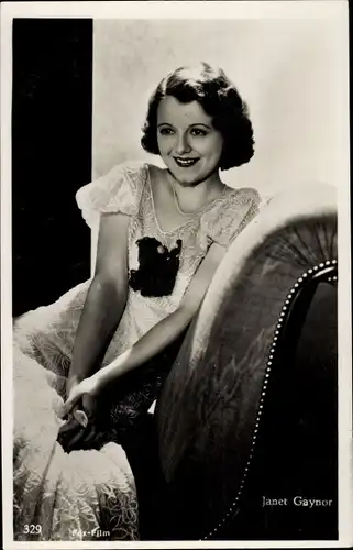 Ak Schauspielerin Janet Gaynor, Portrait