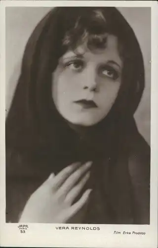 Ak Schauspielerin Vera Reynolds, Portrait