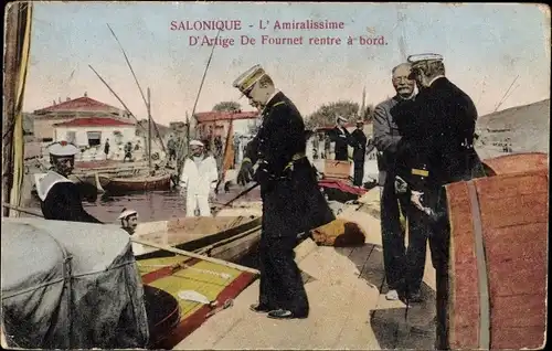 Ak Thessaloniki Griechenland, Admiral Louis Dartige du Fournet