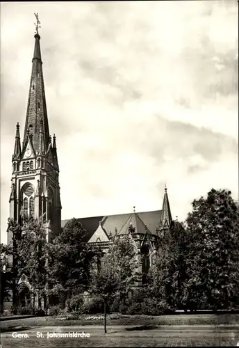 Ak Gera in Thüringen, St. Johanniskirche