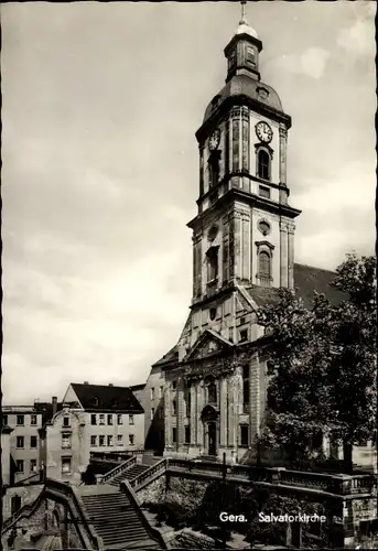 Ak Gera in Thüringen, Salvatorkirche