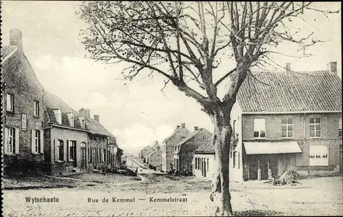 Ak Wytschaete Westflandern, Rue de Kemmel