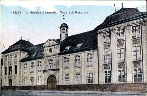 Ak Ypres Westflandern, L'Hospice Nazareth