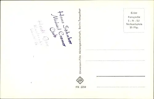 Ak Schauspieler Michael Cramer, Portrait, Autogramm