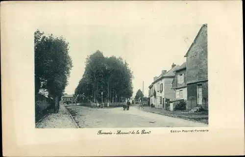 Ak Formerie-Oise, Avenue de la Gare