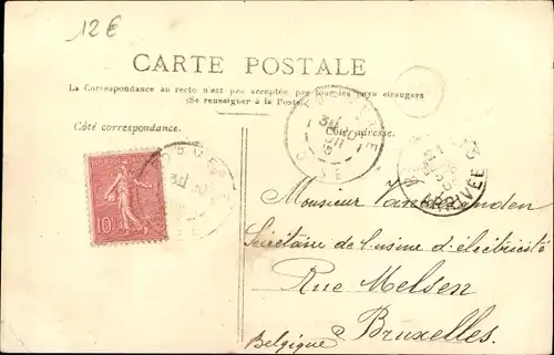 Ak Formerie Oise, Rathaus