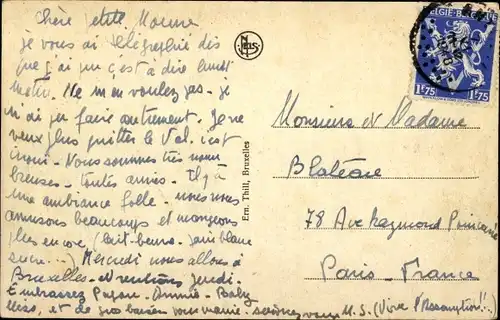 Ak Brüssel Brüssel, Assomption Val Notre Dame