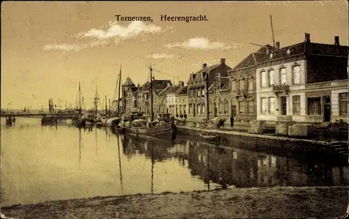 Ak Terneuzen Zeeland Niederlande, Heerengracht