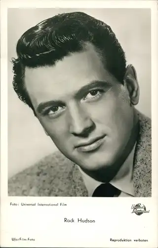 Ak Schauspieler Rock Hudson, Portrait