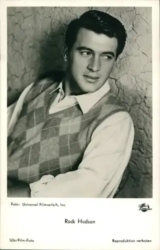 Ak Schauspieler Rock Hudson, Portrait