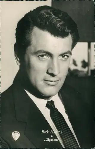 Ak Schauspieler Rock Hudson in Giganten, Portrait, Warner Bros.