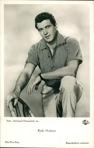 Ak Schauspieler Rock Hudson, Portrait