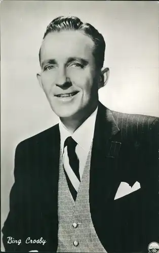 Ak Sänger und Schauspieler Bing Crosby, Portrait