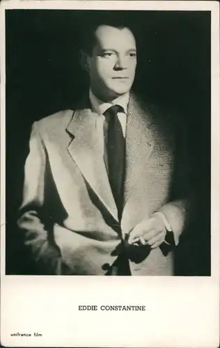 Ak Schauspieler Eddie Constantine, Portrait