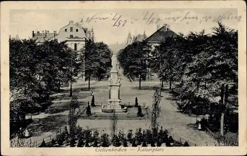 Ak Gelsenkirchen im Ruhrgebiet, Kaiserplatz