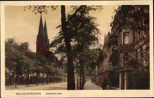 Ak Gelsenkirchen im Ruhrgebiet, Kaiserstraße