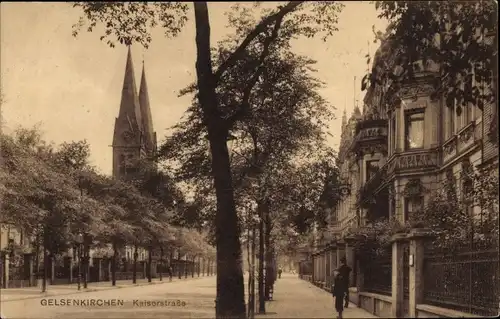 Ak Gelsenkirchen im Ruhrgebiet, Kaiserstraße