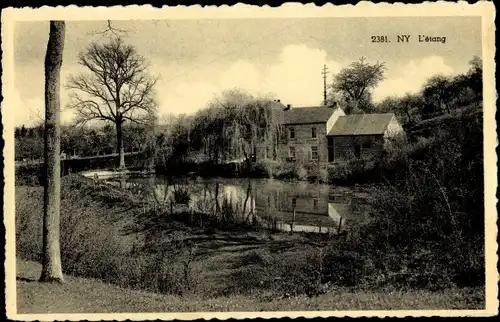 Ak Ny Wallonien Luxemburg, l'etang