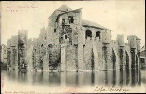 Ak Gand Gent Ostflandern, Chateau des Comtes