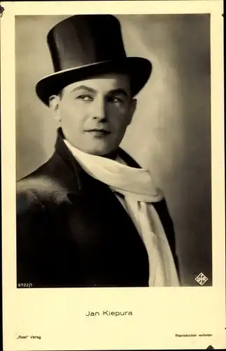 Ak Schauspieler Jan Kiepura, Portrait