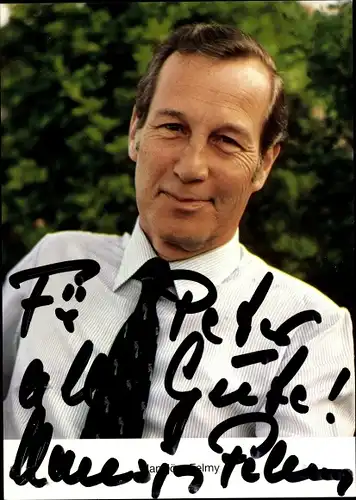 Ak Schauspieler Hansjörg Felmy, Portrait, Autogramm