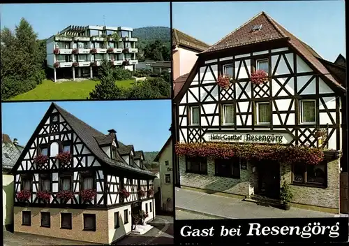 Ak Ebermannstadt in Oberfranken, Hotel-Gasthof Resengörg, Fachwerkhaus