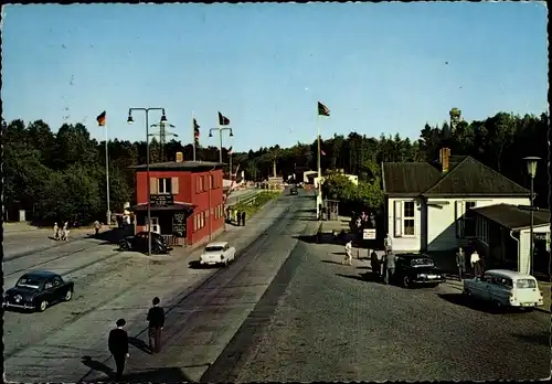 Ak Helmstedt in Niedersachsen, Zonenkontrollpunkt, Grenze