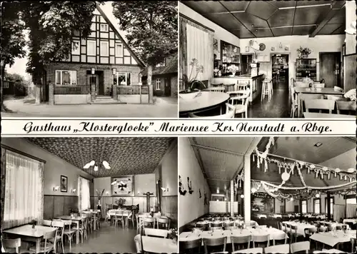 Ak Mariensee Neustadt am Rübenberge, Gasthaus Klosterglocke, Inneres