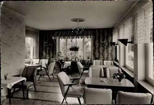 Ak Markoldendorf Dassel in Niedersachsen, Gaststätte Steinberg, Inneres