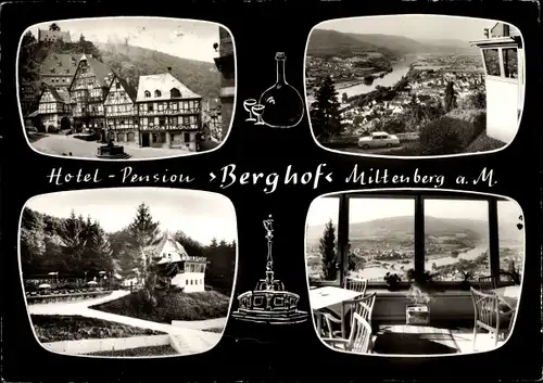 Ak Miltenberg am Main Unterfranken, Cafe-Restaurant Berghof