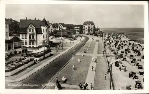 Ak Ostseebad Kühlungsborn, Promenade und Strand