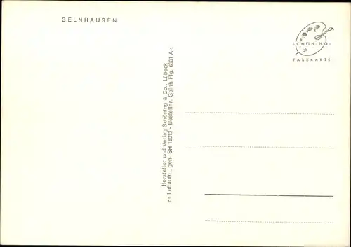 Ak Gelnhausen in Hessen, Luftbild