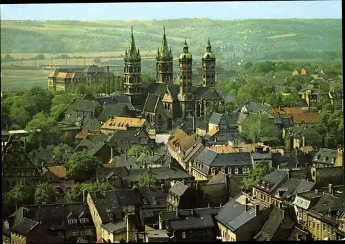 Ak Naumburg an der Saale, Panorama, Dom