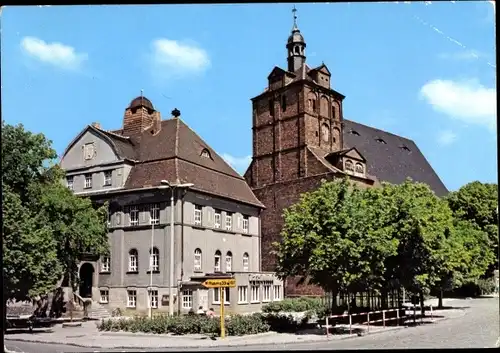 Ak Dommitzsch Sachsen, Platz der Deutsch Sowjetischen Freundschaft