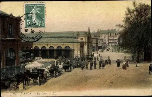 Ak Nancy Meurthe et Moselle, Bahnhof