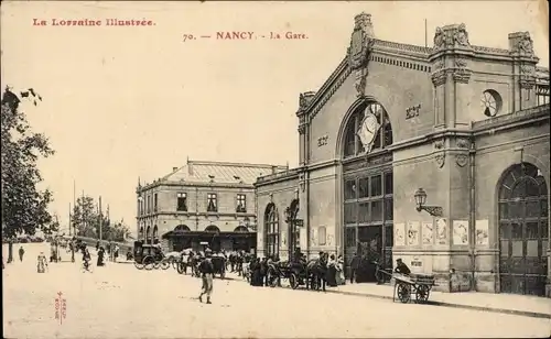 Ak Nancy Meurthe et Moselle, Bahnhof