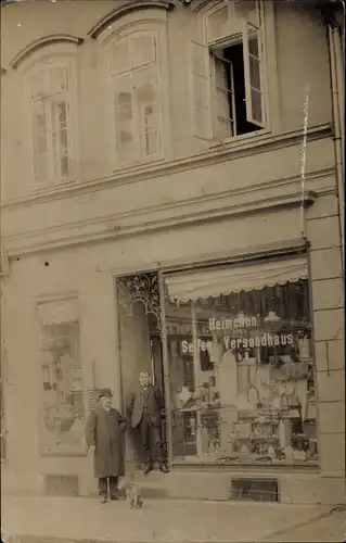 Foto Ak Berlin Steglitz, Seifen Versandhaus