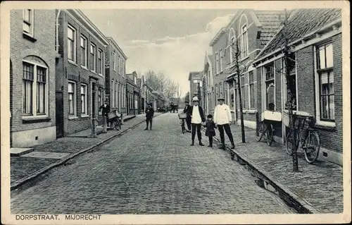 Ak Mijdrecht Utrecht Niederlande, Dorfstraße