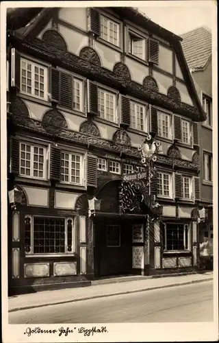 Ak Lippstadt in Westfalen, Gasthaus Goldener Hahn