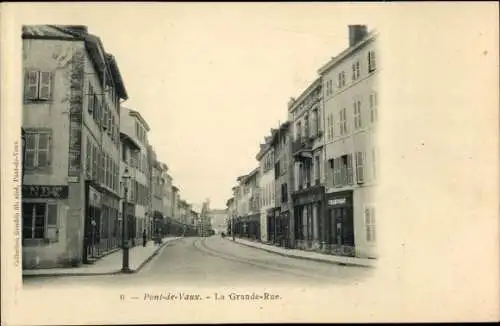 Ak Pont de Vaux Ain, La Grande Rue