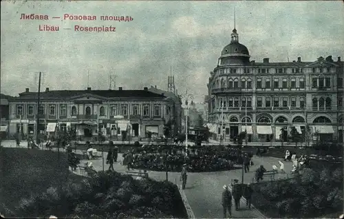 Ak Liepaja Libau Lettland, Rosenplatz