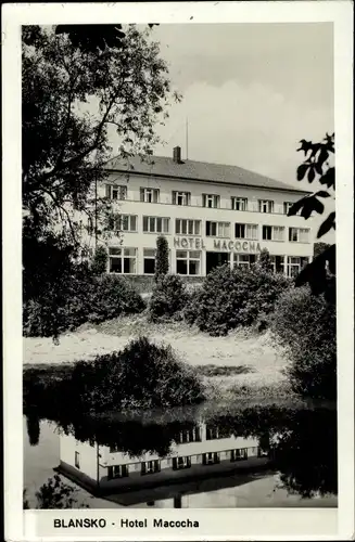 Ak Blansko Blanz Südmähren, Hotel Macocha