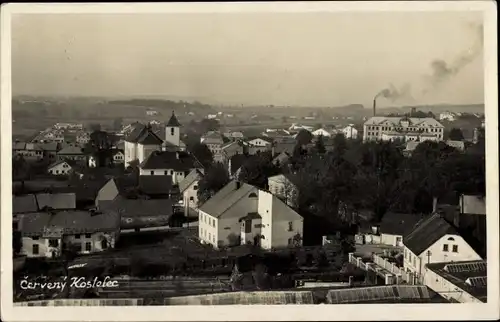 Ak Červený Kostelec Rothkosteletz Region Königgrätz, Totale