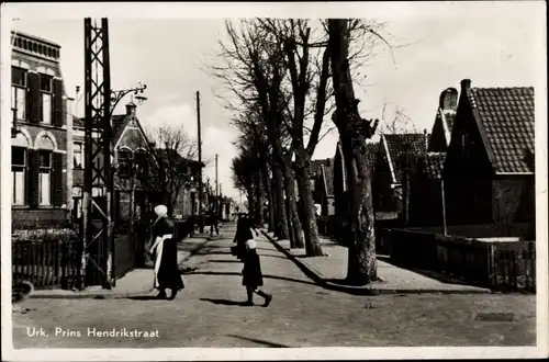 Ak Urk Flevoland Niederlande, Prins Hendrikstraat