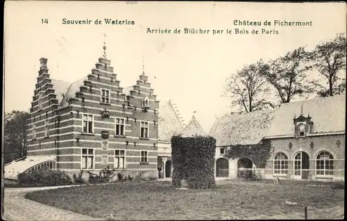 Postkarte Waterloo Wallonisch-Brabant, Chateau de Fichermont