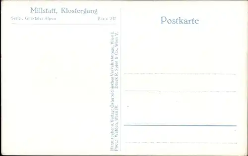 Ak Millstatt am See Kärnten, Klostergang